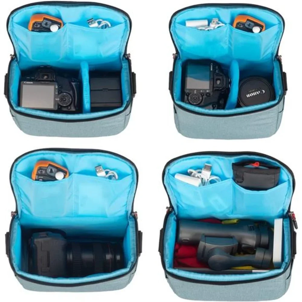 Camera Bag, Compact Waterproof and Anti-Shock Theft Camera Crossbody Bag Case
